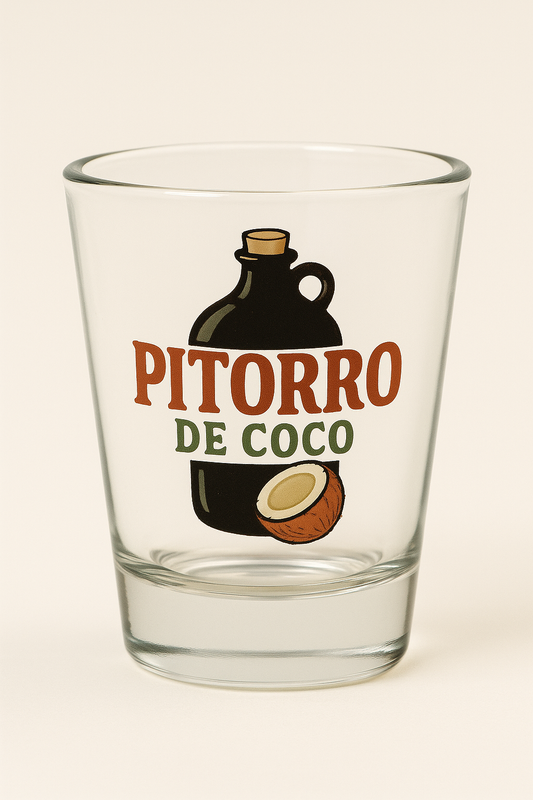 Pitorro de Coco Shot Glass - Jug Coco