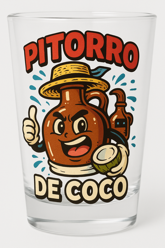 Pitorro de Coco Shot Glass - Angry Still