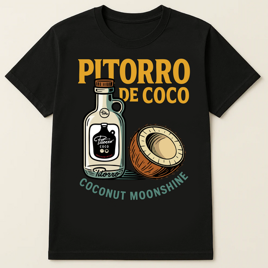 Pitorro de Coco T-shirt Moonshine